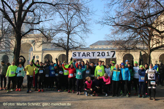 Start Neujahrslauf 2017 (Foto: Martin Schmitz)